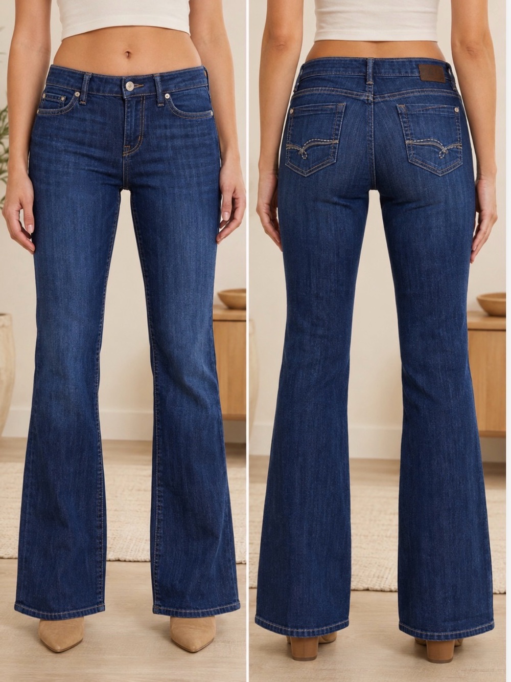 Mavi Molly Classic Bootcut Jeans | Dark Wash Stretch Denim